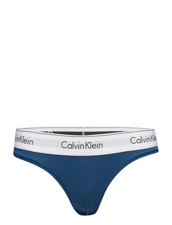 Thong Stringtrosa Underkläder Blå Calvin Klein