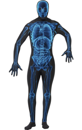Second Skin Röntgen Maskeraddräkt S - Partyninja.se