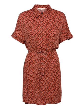 Srleah Shirt Dress Red Soft Rebels