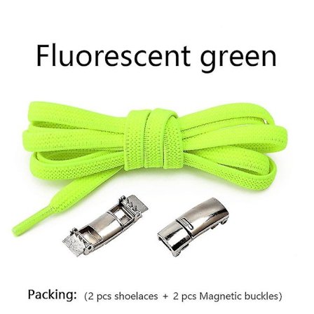 Magnetiska låssnoddar utan slips Elastiska snören Sneakers Inga slips skosnören Barn Vuxen Platt skosnöre