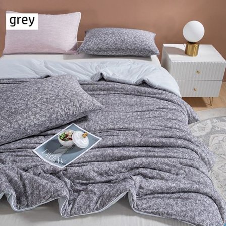 Kjølende Sommerdyne Kjølestoff GRÅ 150X200CM