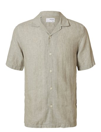 Selected | Slhrlxkylian Linen Ss Shirt Resort | L