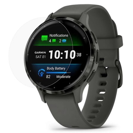 2 st För Garmin Venu 3S 41mm D34mm TPU Klockskärmsskydd HD Klar Hydrogel Film