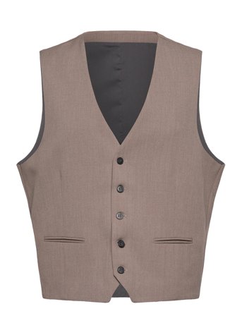 Lindbergh Superflex Relaxed Waistcoat - Beige - XL