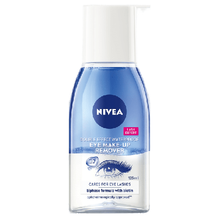 NIVEA Sminkborttagning Ögon Double Effect Eye Make-up Remover 125 ml Makeupremover Dam ONESIZE