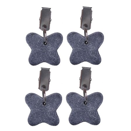 4 stk Dug Clip Bordbetræk Decorat 4X4X1CMBUTTERFLY