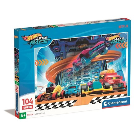 Hot Wheels Mid-air 104-delers puslespill