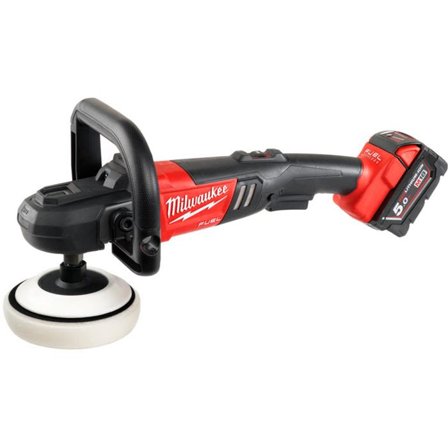 Milwaukee M18 FAP180-502X Polermaskin med batteri og lader, Maskiner