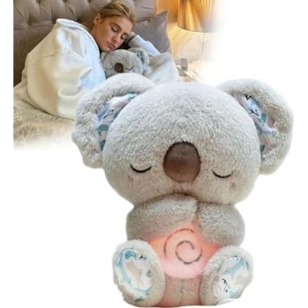 [LCS] Beroligende Koalabjørn Arrily Beroligende Oter Pustende Koala Sovekamerat Beroligende Oter Plysj for Angst med Musikklys og Rytmisk Pustende 