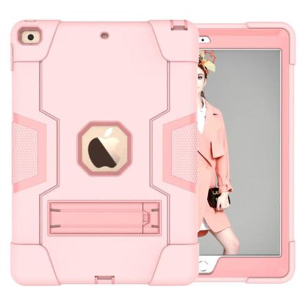 Shockproof Tpu Skal Med Stativfunktion För Ipad 10.2" 2019/2020 Rosa