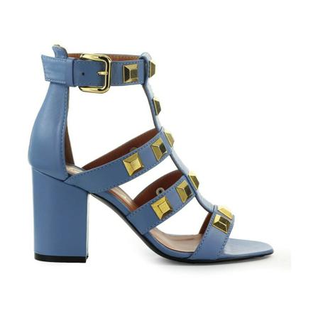 Via Roma 15 Heeled Sandalen With Studs , Blauw , Dames , Maat: 39 EU