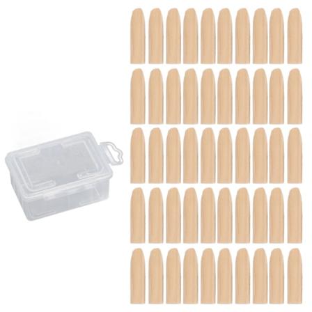 50 stk lommehullplugg 9,5 mm treplugg jig tilbehør delsett sett for trebearbeiding furu