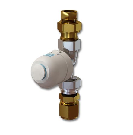 LK Systems Mini Termostatventilsats G15 x 12 mm, Värme