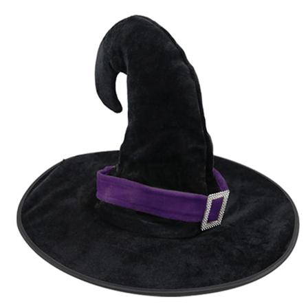 Heksehatt Halloween påskefest Heksehatt Maskerade Party Trollmann Hatt Prop Hat Lilla