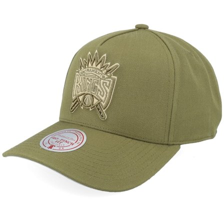 Mitchell & Ness - NBA Verde adjustable Boné - Sacramento Kings Fashion Pro Hwc Olive A-frame Adjustable @ Hatstore