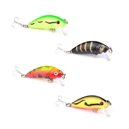 4-pack Wobblers Small 50 mm - Flera färger Grön