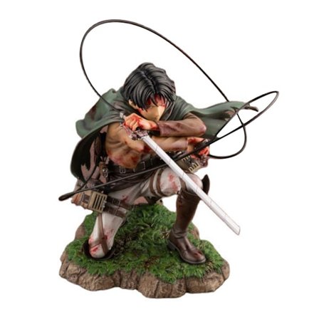 Attack on Titan Levi Ackerman PVC Figur Anime Action Figur Modell Leke Ny[mo]