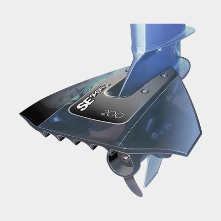 Hydrofoil SE Sport 200, pour moteurs de bateau avec <40 ch, convient aux moteurs hors-bord & in-bord, noir