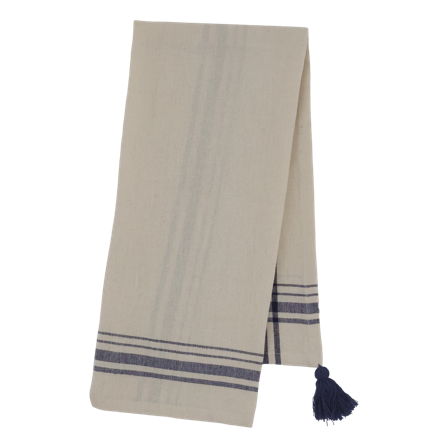 Chic Antique Kjøkkenhåndkle Bomull blå/krem 50x70