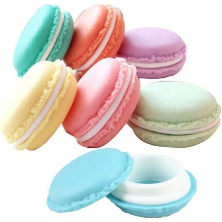 Macaron Box Liten Förvaringslåda Macarons Form Organizer Förvaringslådor B
