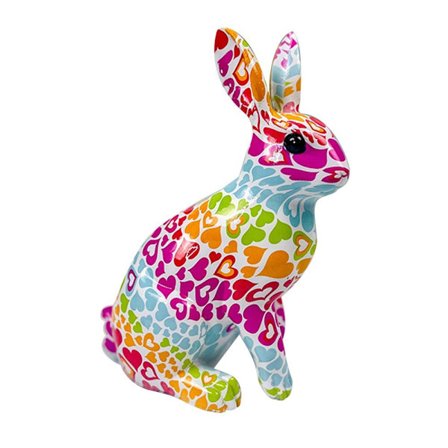 Graffiti Bunny Statue Kanin Håndverk 3-STÅENDE KANIN