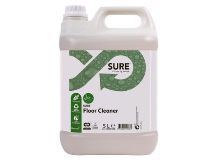 SURE Golvrengöring, växtbaserad och 100 % nedbrytbar, 5L - Lyreco - Städ och hygien - Golvunderhåll - Golvrengöring