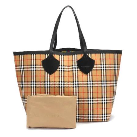 Burberry Vintage Pre-ownedCanvastotes , Beige , unisex , Maat: ONE Size Vintage Tassen