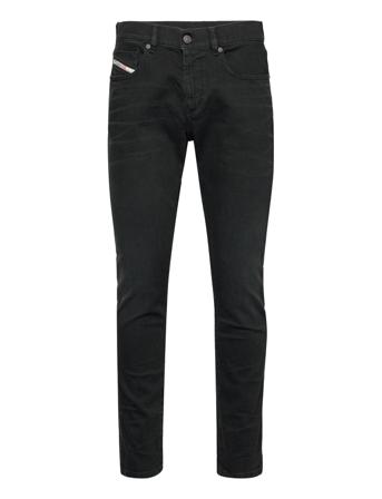 2019 D-Strukt Trousers Slimmade Jeans Svart Diesel Men