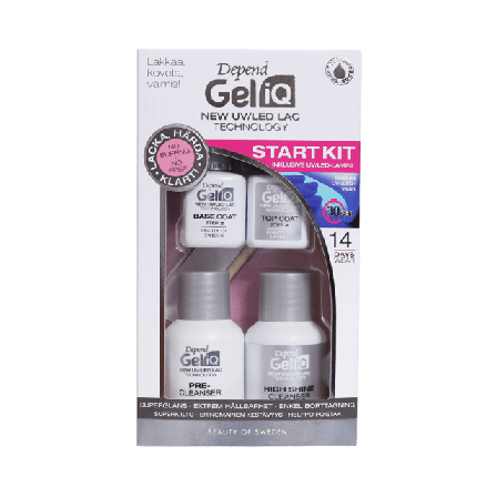 Depend Gel iQ Start Kit Presentaskar & set Unisex Flerfärgad ONESIZE
