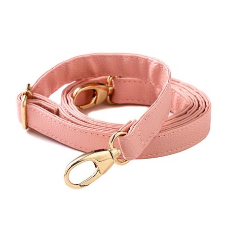 130 cm læderrem håndtaske bælter PINK