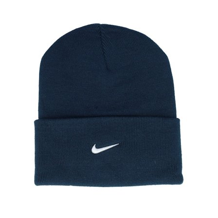 Nike - Ble cuff Beanie - Peak Beanie Swoosh F24 L Blue Cuff @ Hatstore