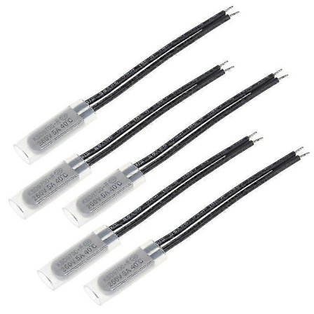 5kpl Ksd9700 5a 250v 40 astetta Celsius (n. O.) Termostaatti Lämpötilakytkin