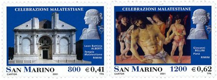 San Marino - Kunstfestival - Postfrisk sæt 2v