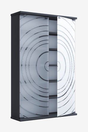 VCM - Vcm Mediahylle Tilano L - Grå - Skap - Fra Homeroom