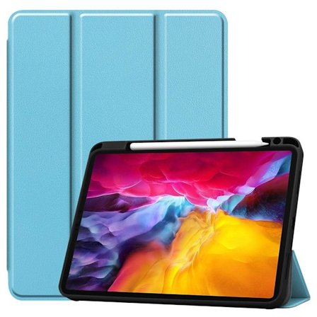 iPad Pro 11 2021 Slim fit tri-fold fodral - LjusBlå