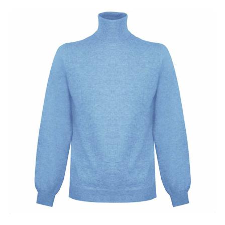 Malo Turtlenecks Blå, Herre Rullekraver