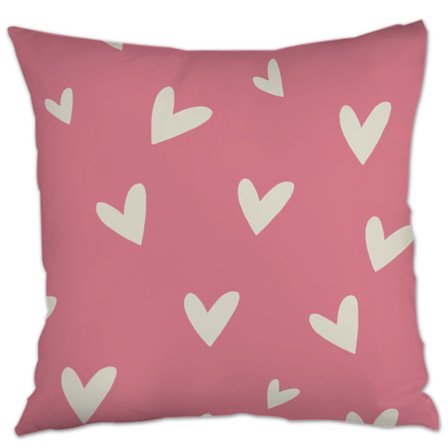 Romantisk Pyntepudebetræk, 45x45 cm Blødt Pyntepudebetræk Pudebetræk til Stue Soveværelse Valentinsdag Dekoration
