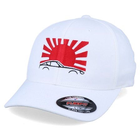 Iconic - White flexfit Gorra - Kids Eastern Sunset Driving White Flexfit @ Hatstore
