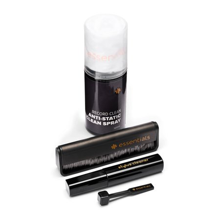 Essentials TT Vinyl Kit 10 Underhåll av skivspelare - Svart