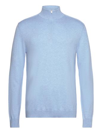 Slhberg Half Zip Cardigan Noos Selected Homme Blue