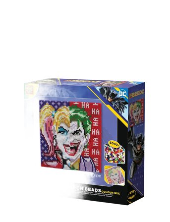 SES Creative | Iron On Beads - Dc Batman - Joker And Harley Quinn 5000 Pcs | ONE SIZE