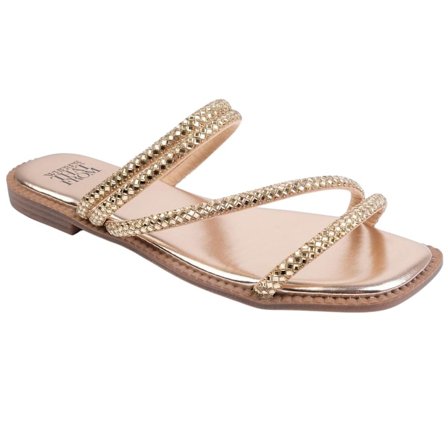 Where's That From Dam/Dam Diamantprydda Sandaler med Remmar 3