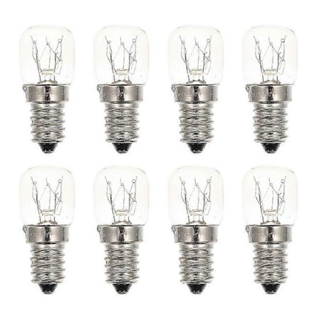 8 st E14 Glödlampa Ugnslampa Apparat Glödlampa Spis Glödlampor Ugn Apparat Glödlampa Walkbee Walkbee 7559 B [DB]