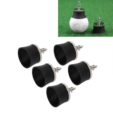 5 stk. golfball sugekopp silikon sinklegering golfplukker uten å bøye seg, golftilbehør
