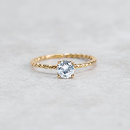 Videört, 18K Gelbgold : Diamanten - Laborgezüchtet, Karat - 0.30 kt