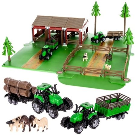 Farm Toy Set - Agricultural Machines