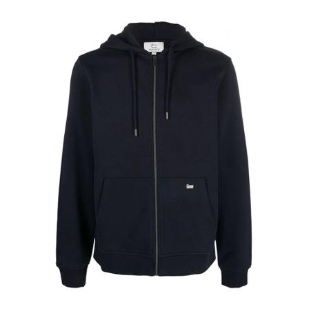 Woolrich, Zip-throughs Blauw, Heren, Maat:L