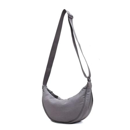 Förvaringsväskor Dam Nylon Halvmåne Crossbody Väska Liten Axelväska Handväska Pack Lätt Sling Väska Skolväska Dagsväska Lämplig För Skola Sport Fritid