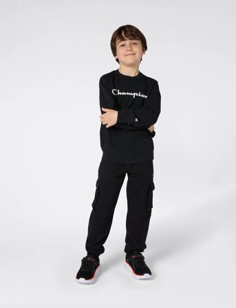 Champion Crewneck Sweatshirt - Black - 150-155