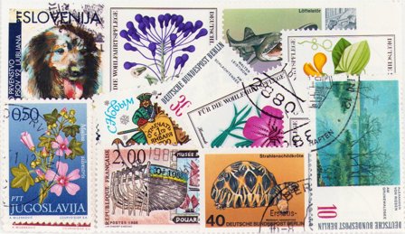 Turisme/Natur - Frimærkepakke - Stemplet